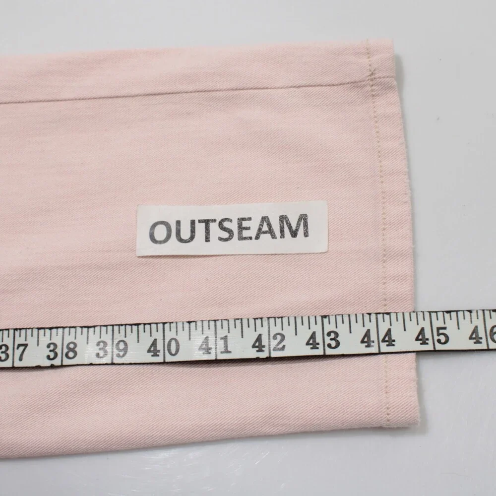 Marco Pescarolo NWT 5 Pocket Jean Cut Pants Size 54 (US 38) Tre in Pink Cotton